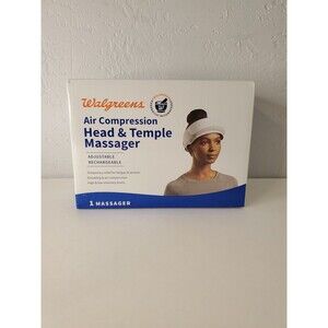 Walgreens Air Compression Head And Temple Massager 509537 Rechargeable New